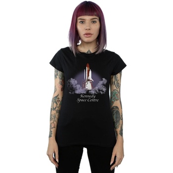 textil Mujer Camisetas manga larga Nasa Kennedy Space Centre Lift Off Negro