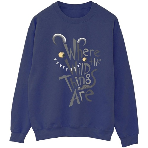 textil Mujer Sudaderas Where The Wild Things Are BI45362 Azul