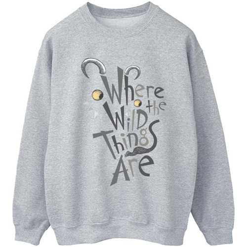 textil Mujer Sudaderas Where The Wild Things Are BI45362 Gris