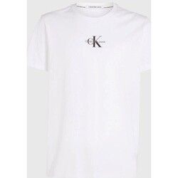 textil Hombre Camisetas manga corta Calvin Klein Jeans J30J323483 Blanco