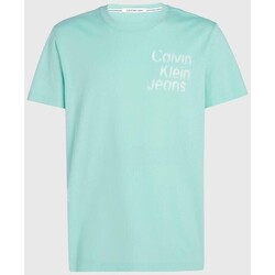textil Hombre Camisetas manga corta Calvin Klein Jeans J30J325189CCP Azul