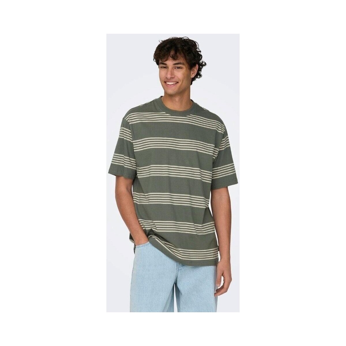 textil Hombre Camisetas manga corta Only & Sons  22028148 LEONARD Multicolor