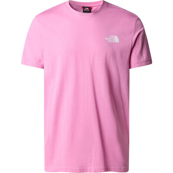 textil Hombre Camisas manga corta The North Face M S/S SIMPLE DOME TEE Rosa