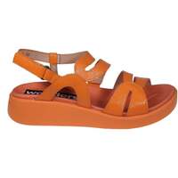 Zapatos Mujer Sandalias Wonders Wave Naranja