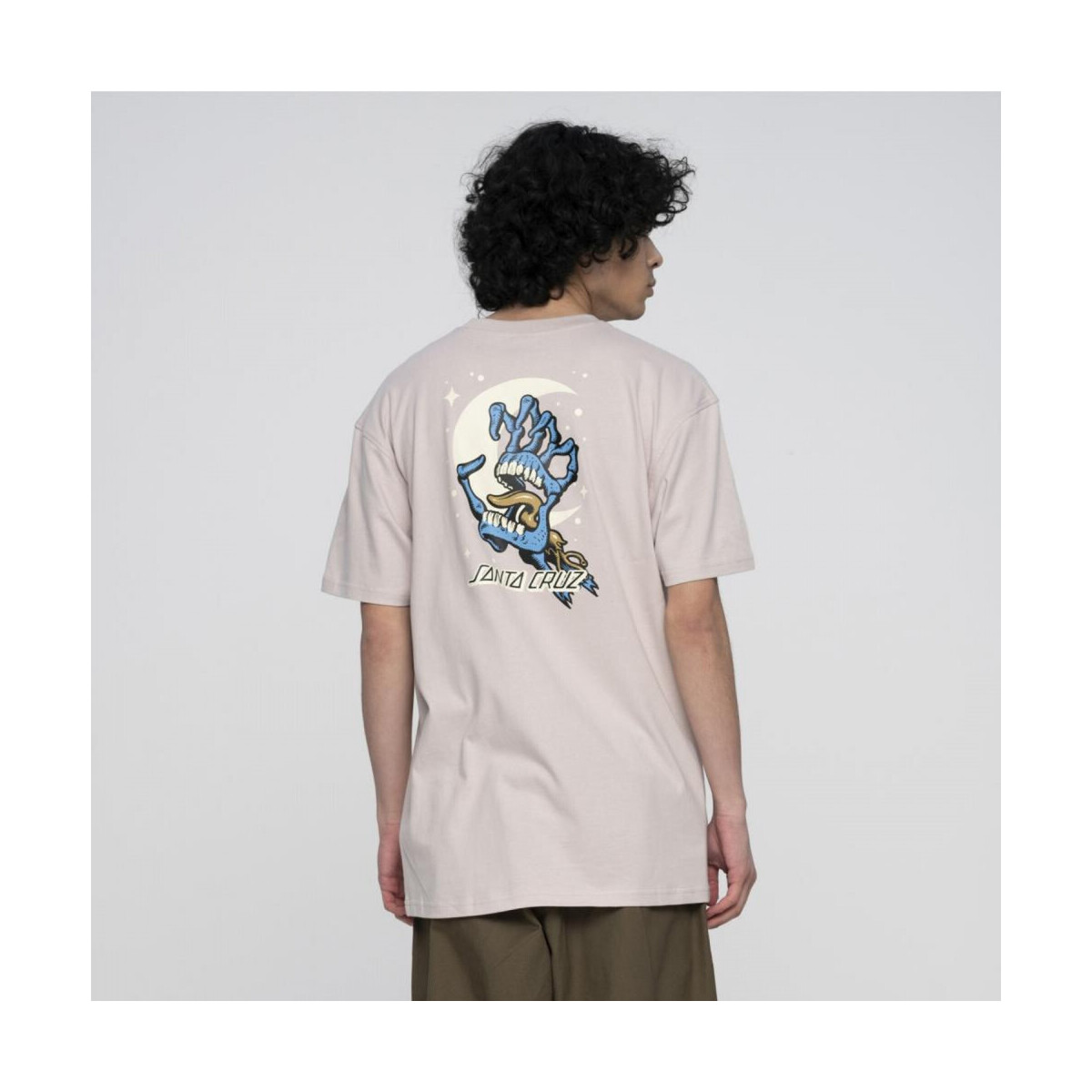 textil Hombre Tops y Camisetas Santa Cruz Cosmic bone hand t-shirt Gris