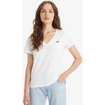 textil Mujer Tops y Camisetas Levi's 85341 0002 PERFECT VNECK Blanco