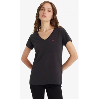 textil Mujer Tops y Camisetas Levi's 85341 0003 PERFECT VNECK Negro
