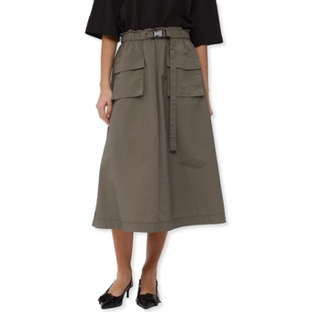 textil Mujer Faldas Object Skirt Beccy Long - Raven Verde