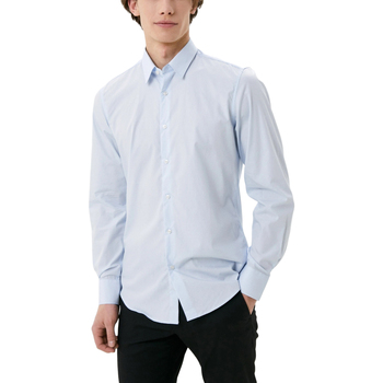 textil Hombre Camisas manga larga Antony Morato MMSL00628-FA400078 Azul