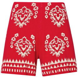 textil Mujer Shorts / Bermudas Liu Jo Shorts de punto jacquard Rojo