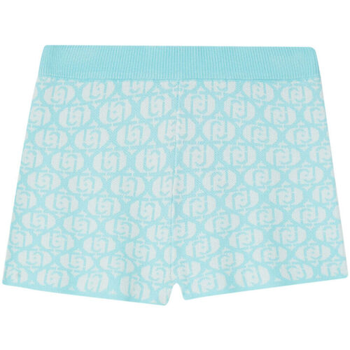 textil Niña Shorts / Bermudas Liu Jo Shorts de punto jacquard Azul