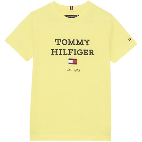 textil Niño Camisetas manga larga Tommy Hilfiger KB0KB08671 Amarillo