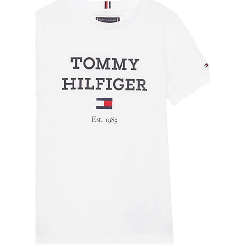 textil Niño Camisetas manga larga Tommy Hilfiger KB0KB08671 Blanco