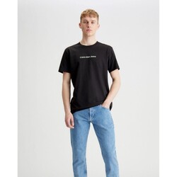 textil Hombre Camisetas manga corta Calvin Klein Jeans J30J324646 Negro