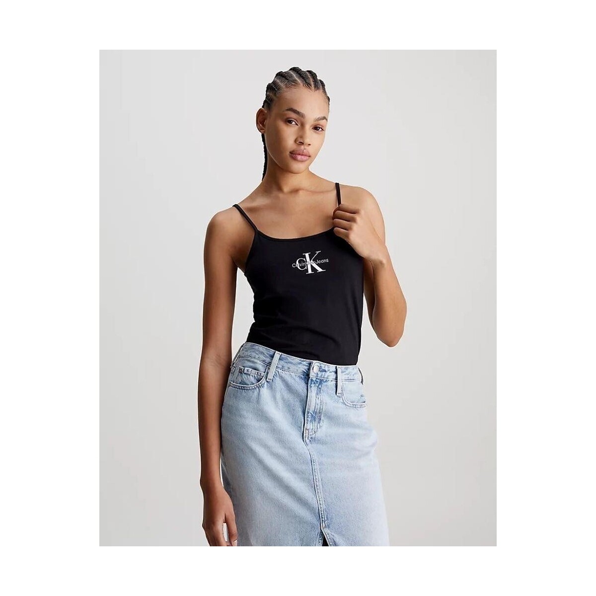 textil Mujer Tops y Camisetas Calvin Klein Jeans J20J223105BEH Negro