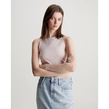 textil Mujer Tops y Camisetas Calvin Klein Jeans J20J223107 Rosa