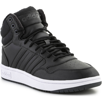 Zapatos Hombre Botas de caña baja adidas Originals Adidas Hoops 3.0 GZ6679 Black Negro
