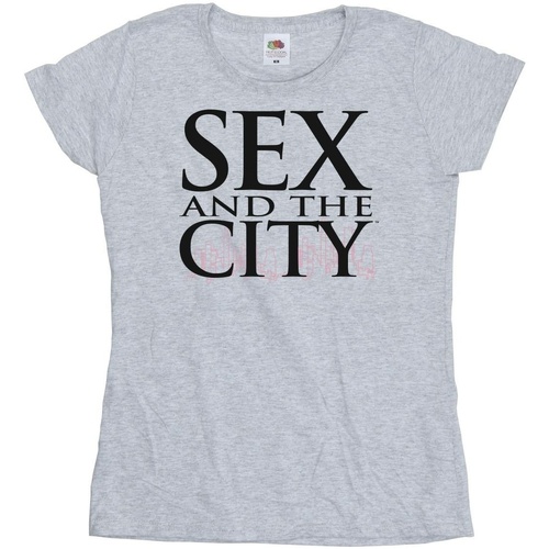 textil Mujer Camisetas manga larga Sex And The City Logo Skyline Gris