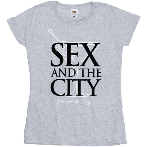 textil Mujer Camisetas manga larga Sex And The City Martini Logo Gris