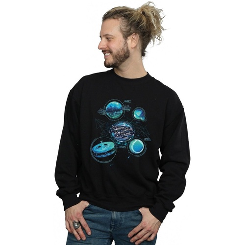 textil Hombre Sudaderas Ready Player One Universe Map Negro
