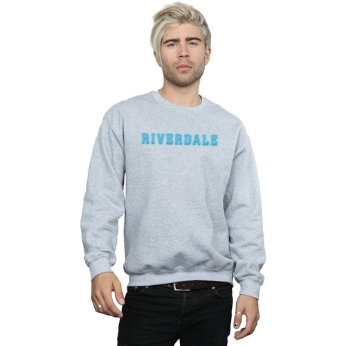 textil Hombre Sudaderas Riverdale Neon Logo Gris