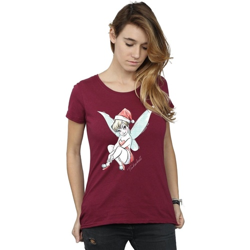 textil Mujer Camisetas manga larga Disney Tinkerbell Christmas Fairy Multicolor