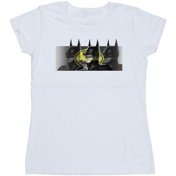 textil Mujer Camisetas manga larga Dc Comics The Flash Batman Portraits Blanco