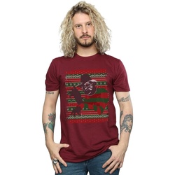 textil Hombre Camisetas manga larga A Nightmare On Elm Street Christmas Fair Isle Multicolor