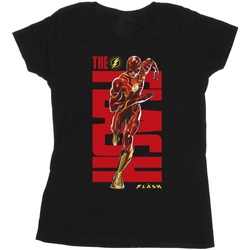 textil Mujer Camisetas manga larga Dc Comics The Flash Dash Negro