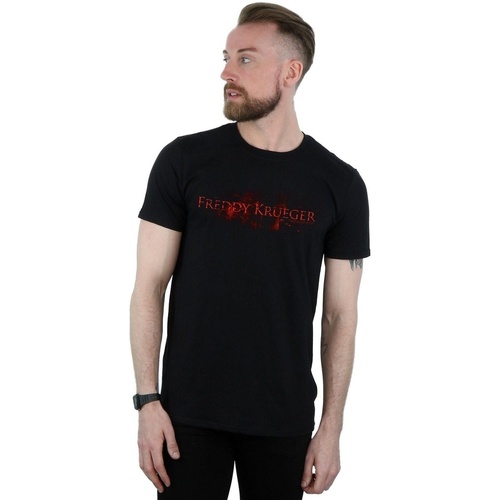 textil Hombre Camisetas manga larga A Nightmare On Elm Street Freddy Nametag Negro