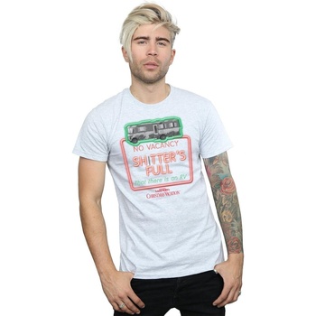 textil Hombre Camisetas manga larga National Lampoon´s Christmas Va  Gris