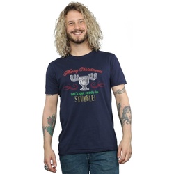 textil Hombre Camisetas manga larga National Lampoon´s Christmas Va Moose Head Azul