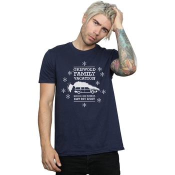 textil Hombre Camisetas manga larga National Lampoon´s Christmas Va  Azul