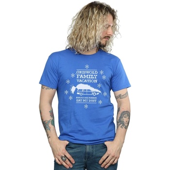 textil Hombre Camisetas manga larga National Lampoon´s Christmas Va  Azul