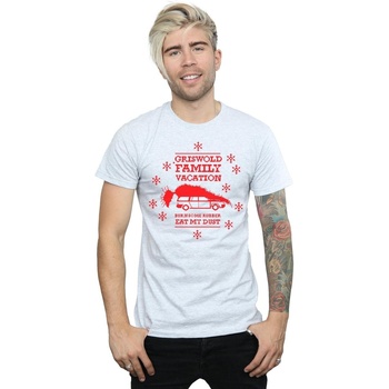 textil Hombre Camisetas manga larga National Lampoon´s Christmas Va  Gris