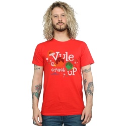 textil Hombre Camisetas manga larga National Lampoon´s Christmas Va Yule Crack Up Rojo