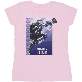 textil Mujer Camisetas manga larga Marvel Thor Love And Thunder Mighty Thor Rojo