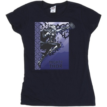 textil Mujer Camisetas manga larga Marvel Thor Love And Thunder Mighty Thor Azul