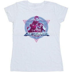 textil Mujer Camisetas manga larga Marvel Thor Love And Thunder Neon Badge Blanco
