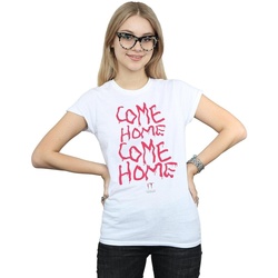 textil Mujer Camisetas manga larga It Chapter 2 Come Home Blanco