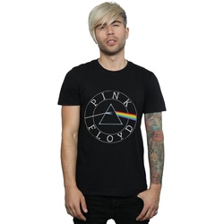 textil Hombre Camisetas manga larga Pink Floyd Prism Circle Logo Negro