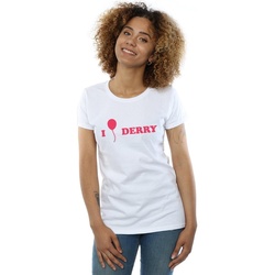 textil Mujer Camisetas manga larga It Chapter 2 Derry Balloon Blanco