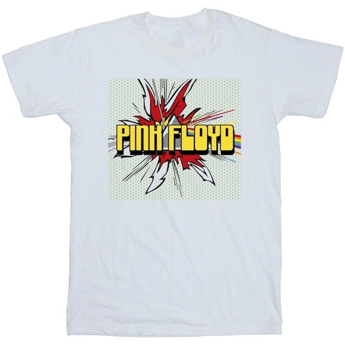 textil Hombre Camisetas manga larga Pink Floyd Pop Art Blanco