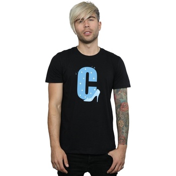 textil Hombre Camisetas manga larga Disney Alphabet C Is For Cinderella Negro