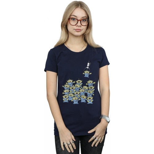 textil Mujer Camisetas manga larga Disney Toy Story The Claw Azul