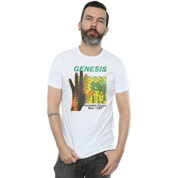 textil Hombre Camisetas manga larga Genesis Invisible Touch Tour Blanco