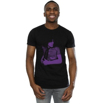 textil Hombre Camisetas manga larga Syd Barrett Violet Portrait Negro