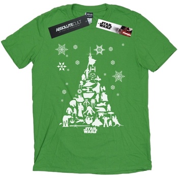 textil Mujer Camisetas manga larga Disney Christmas Tree Verde