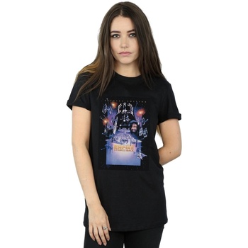 textil Mujer Camisetas manga larga Disney Episode V Movie Poster Negro