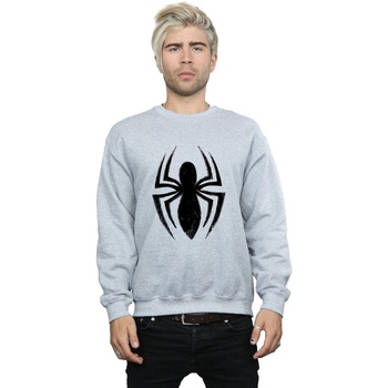 textil Hombre Sudaderas Marvel Spider-Man Ultimate Spider Logo Gris